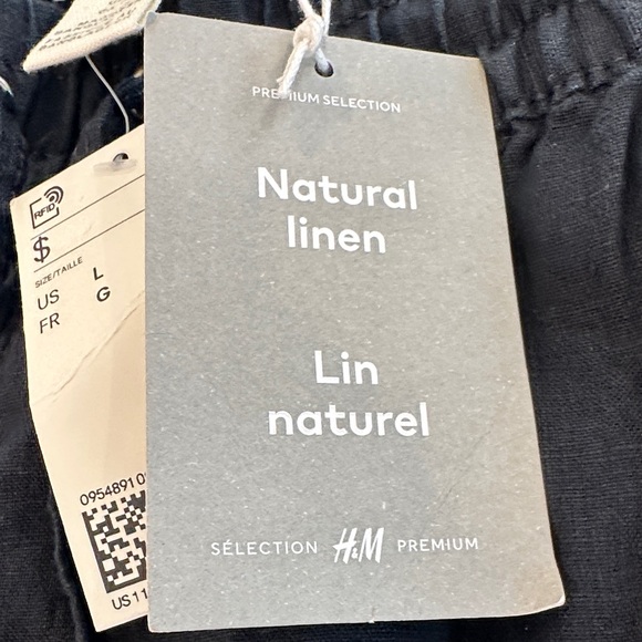 H&M Women's Navy Wide Leg Pants - Picture 6 of 6